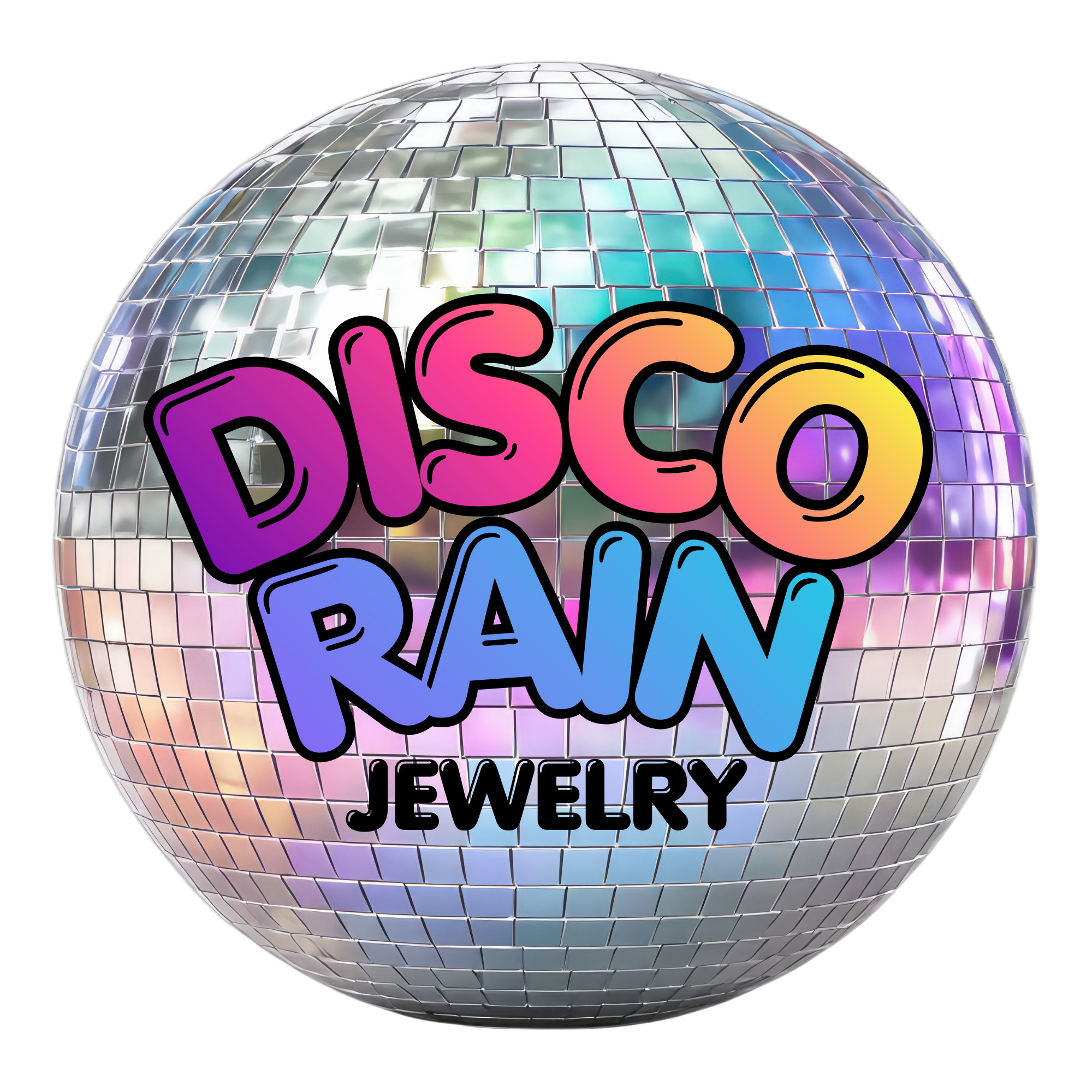 Disco Rain Jewelry logo artwork